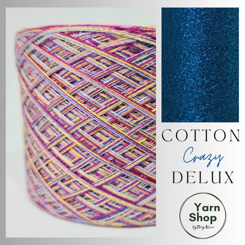 CCDL006 Crazy DeLux 4PLY Yarn Cake Pure Cotton Extrafine 3+6+8+11+42