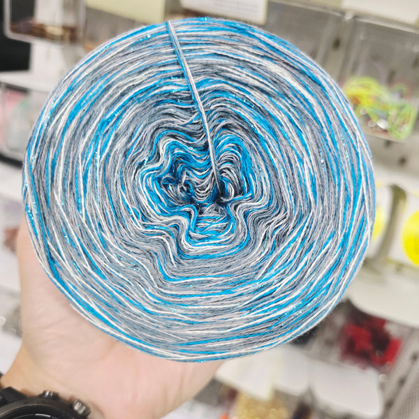 CCDL008 Crazy DeLux 4PLY Yarn Cake Pure Cotton Extrafine 4+5+10+70+24