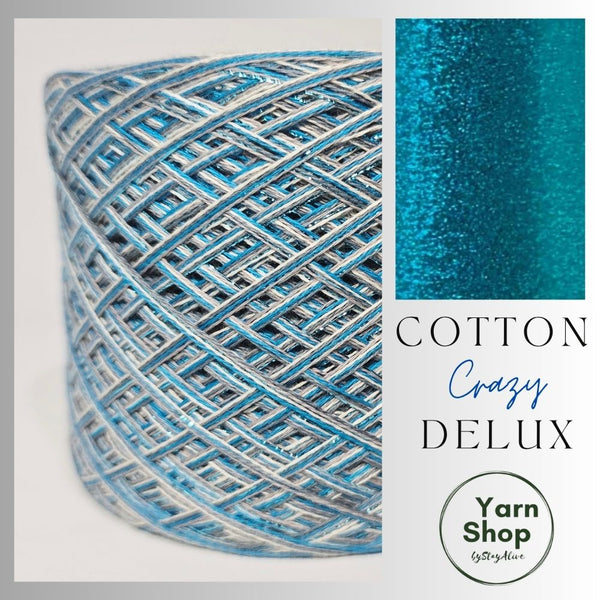 CCDL008 Crazy DeLux 4PLY Yarn Cake Pure Cotton Extrafine 4+5+10+70+24