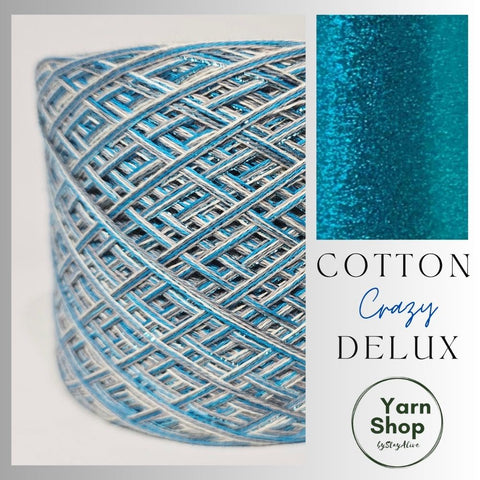 CCDL008 Crazy DeLux 4PLY Yarn Cake Pure Cotton Extrafine 4+5+10+70+24