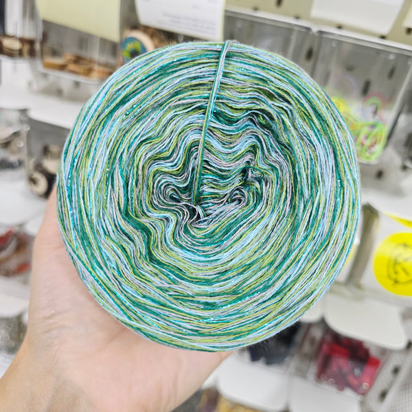 CCDL011 Crazy DeLux 4PLY Yarn Cake Pure Cotton Extrafine 5+8+80+83+24