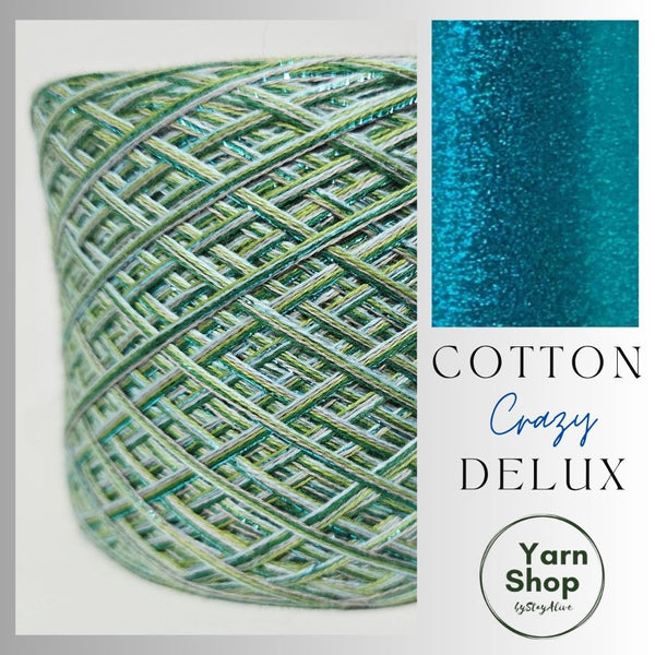 CCDL011 Crazy DeLux 4PLY Yarn Cake Pure Cotton Extrafine 5+8+80+83+24