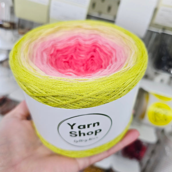 Gradient CO013 Ombre Yarn Cake Pure Cotton Extrafine 84-34-12-72