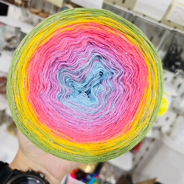 Gradient CODL010 Ombre DeLux Yarn Cake Pure Cotton Extrafine 8-11-84-6-80+29