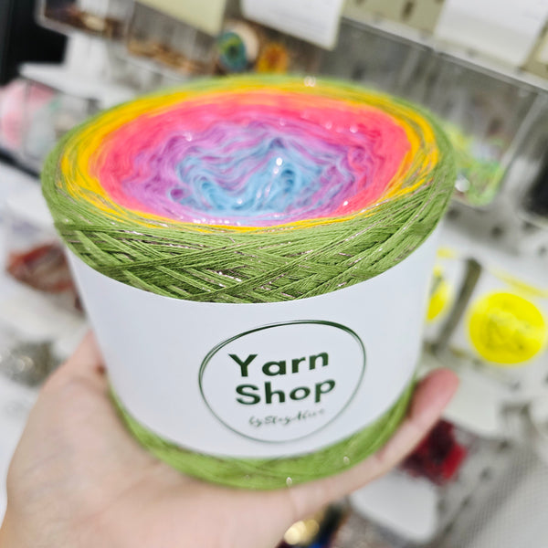 Gradient CODL010 Ombre DeLux Yarn Cake Pure Cotton Extrafine 8-11-84-6-80+29