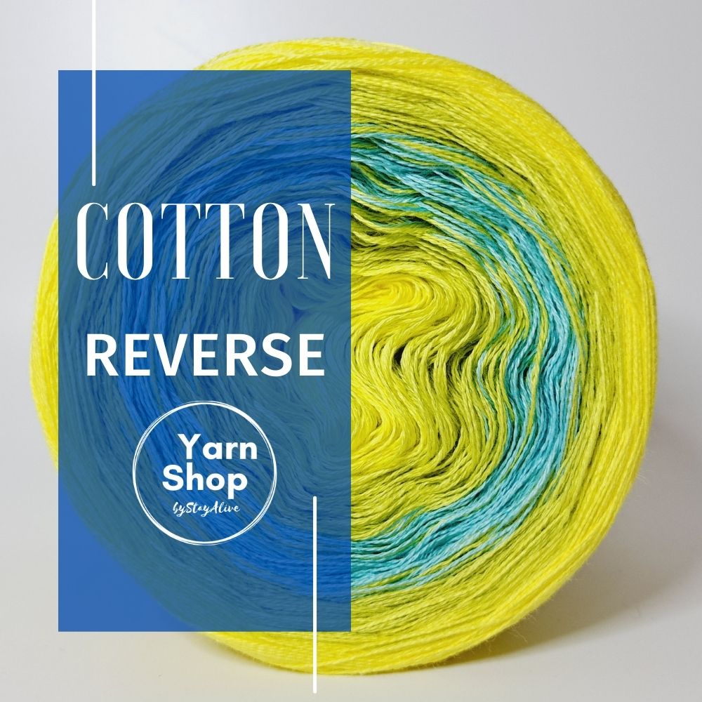 Gradient CR001 Reverse Yarn Cake Pure Cotton Extrafine