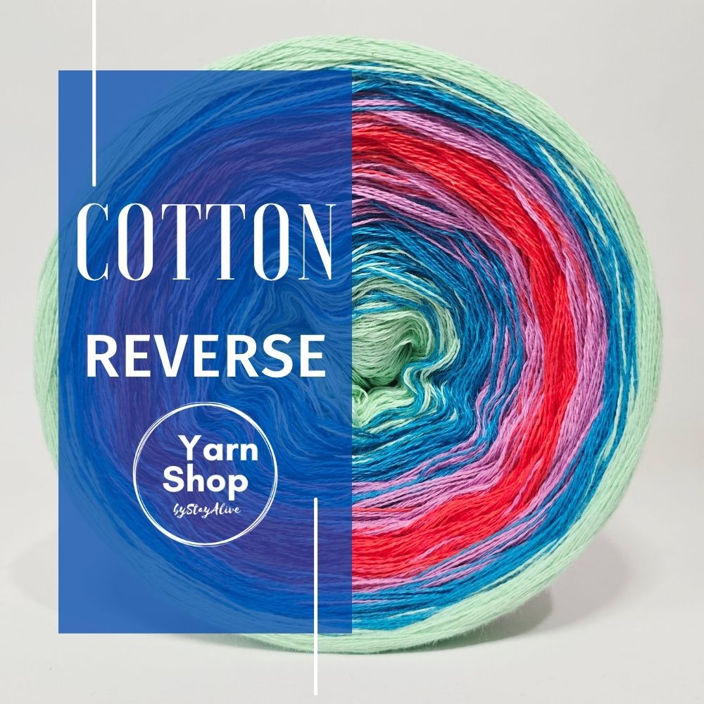 Gradient CR007 Reverse Yarn Cake Pure Cotton Extrafine 66-10-11-9