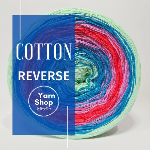 Gradient CR007 Reverse Yarn Cake Pure Cotton Extrafine 66-10-11-9