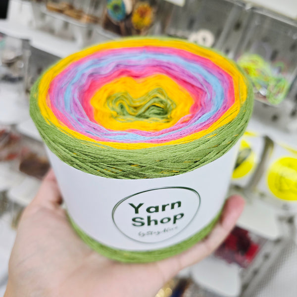 Gradient CR010 Reverse Yarn Cake Pure Cotton Extrafine 80-6-84-11-8