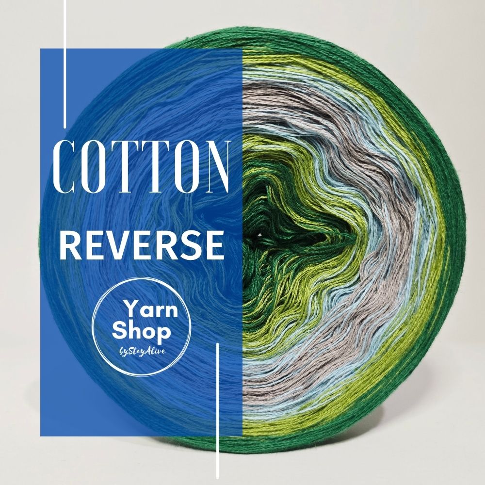 Gradient CR011 Reverse Yarn Cake Pure Cotton Extrafine 83-80-8-5