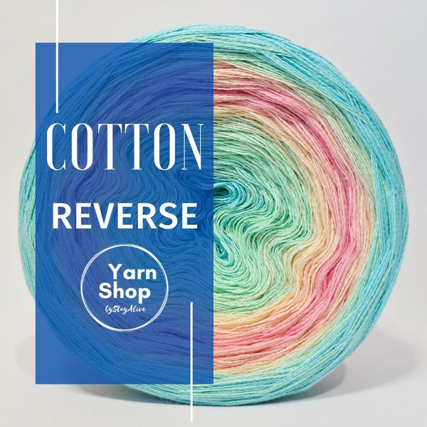 Gradient CR012 Reverse Yarn Cake Pure Cotton Extrafine 85-66-12-34