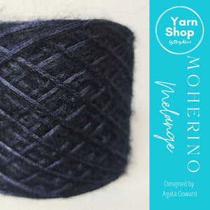 MOHM 67+40 Moherino Melange Yarn Cake Merino Mohair