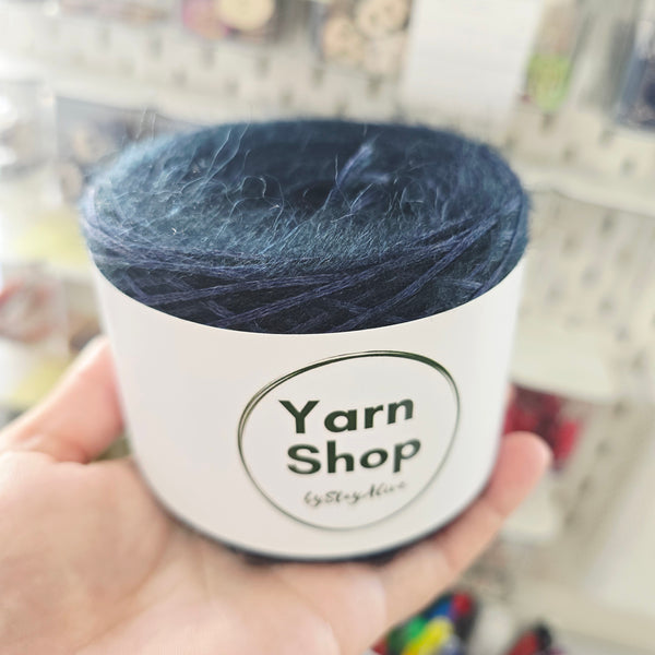 MOHM 67+40 Moherino Melange Yarn Cake Merino Mohair