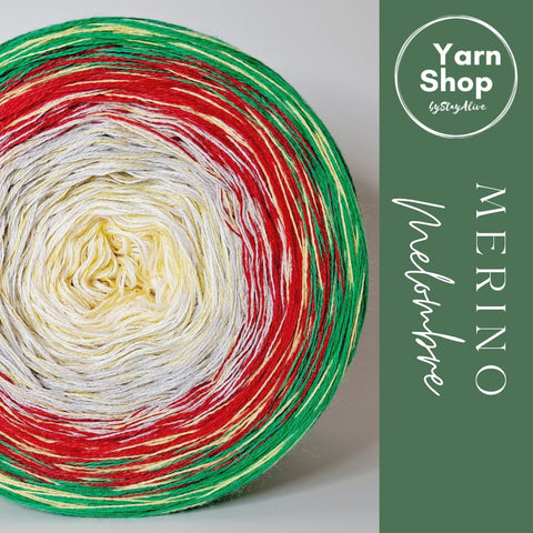 LIMITED EDITION Pure Merino Extrafine Superwash Melombre Yarn Cake 43-5-13-71+61