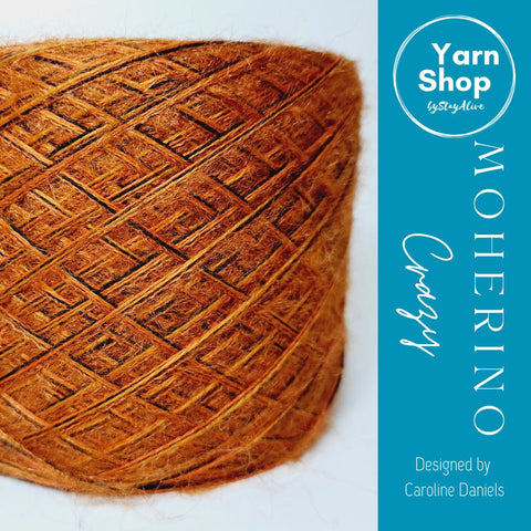Fancy Fluffy MHC002 Moherino Crazy Yarn Cake Merino Mohair 8+48+57+31
