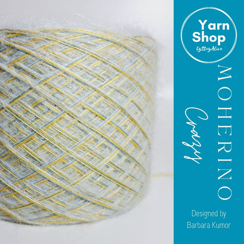 Fancy Fluffy MHC004 Moherino Crazy Yarn Cake Merino Mohair 51+58+61+23