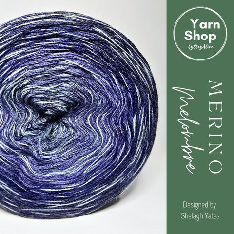 MMO006 MelOmbre Yarn Cake Pure Merino Extrafine Superwash