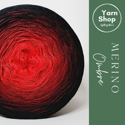 MO004 Ombre Yarn Cake Pure Merino Extrafine Superwash