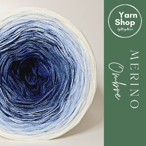 MO007 Ombre Yarn Cake Pure Merino Extrafine Superwash