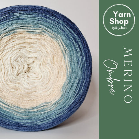 MO008 Ombre Yarn Cake Pure Merino Extrafine Superwash