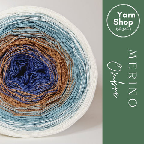 MO009 Ombre Yarn Cake Pure Merino Extrafine Superwash