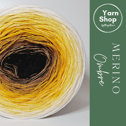 MO011 Ombre Yarn Cake Pure Merino Extrafine Superwash