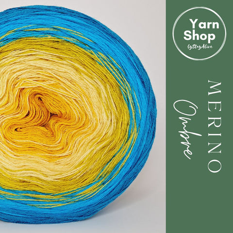 MO018 Ombre Yarn Cake Pure Merino Extrafine Superwash