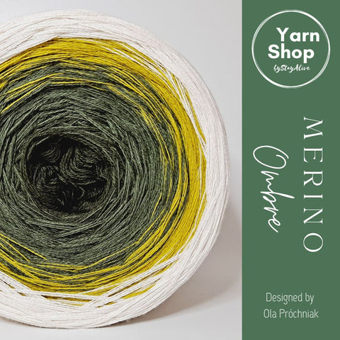 MO026 Ombre Yarn Cake Pure Merino Extrafine Superwash