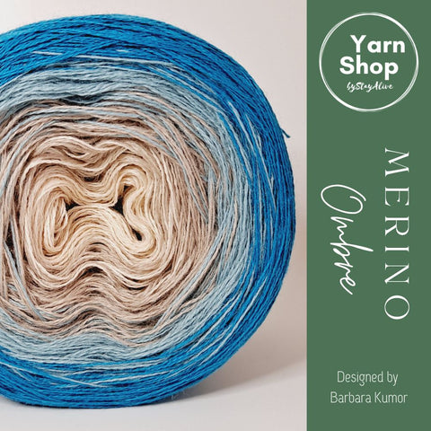 MO030 Ombre Yarn Cake Pure Merino Extrafine Superwash