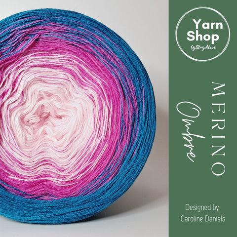 MO036 Ombre Yarn Cake Pure Merino Extrafine Superwash