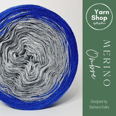 MO038 Ombre Yarn Cake Pure Merino Extrafine Superwash