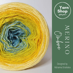 MO049 Ombre Yarn Cake Pure Merino Extrafine Superwash