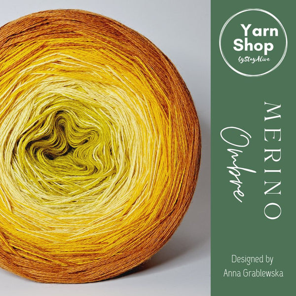 MO050 Ombre Yarn Cake Pure Merino Extrafine Superwash