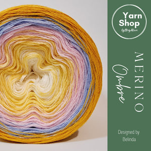 MO054 Ombre Yarn Cake Pure Merino Extrafine Superwash