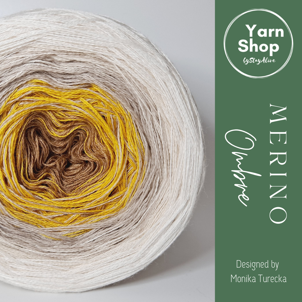 MO057 Ombre Yarn Cake Pure Merino Extrafine Superwash