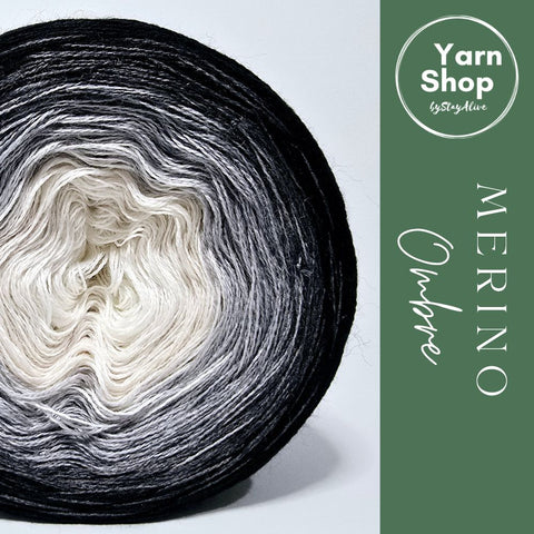 MO067 Ombre Yarn Cake Pure Merino Extrafine Superwash