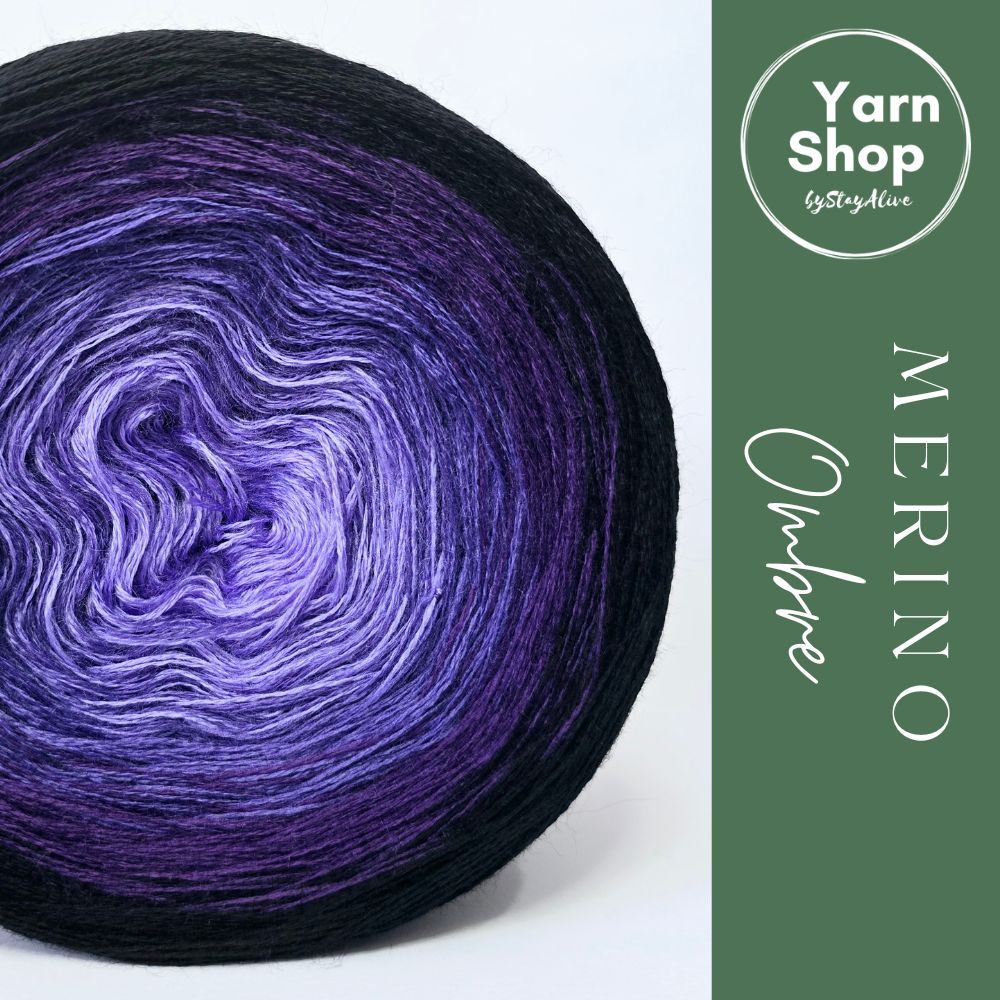 MO068 Ombre Yarn Cake Pure Merino Extrafine Superwash