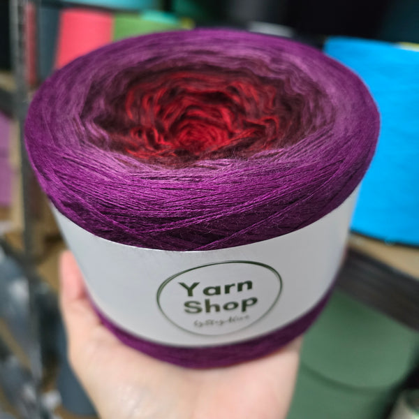 MO076 Ombre Yarn Cake Pure Merino Extrafine Superwash 1-49-22-23