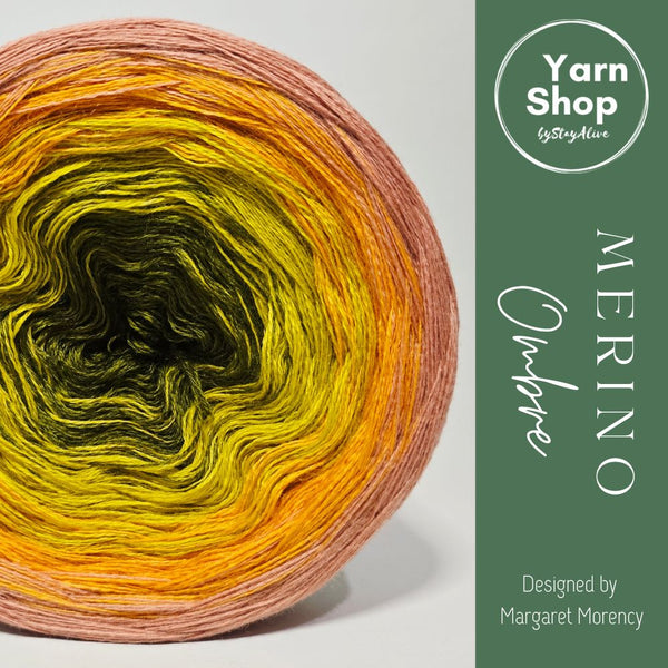 MO079 Ombre Yarn Cake Pure Merino Extrafine Superwash 16-63-20-25