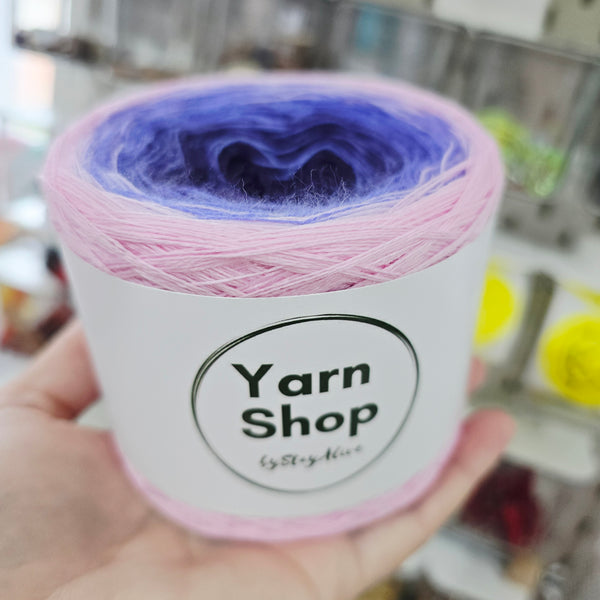 MO080 Ombre Yarn Cake Pure Merino Extrafine Superwash 12-11-54