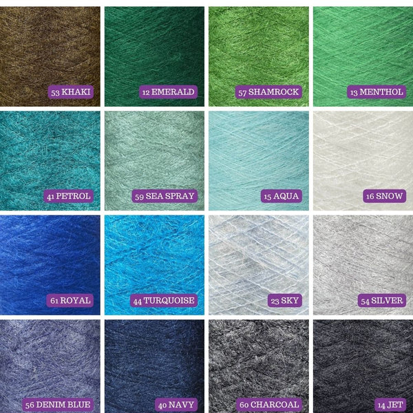 Mohair Yarn Samples
