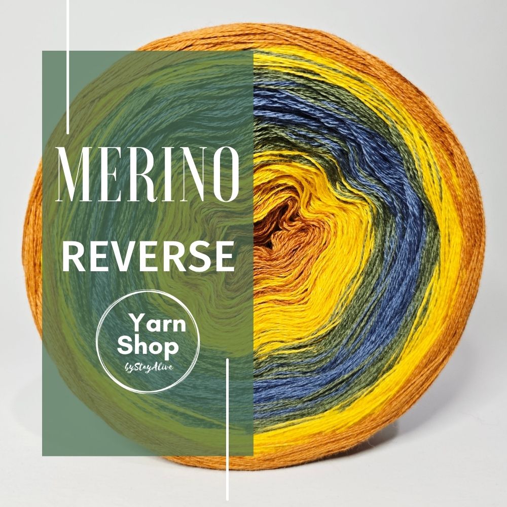 Gradient MR006 Reverse Yarn Cake Pure Merino Extrafine Superwash
