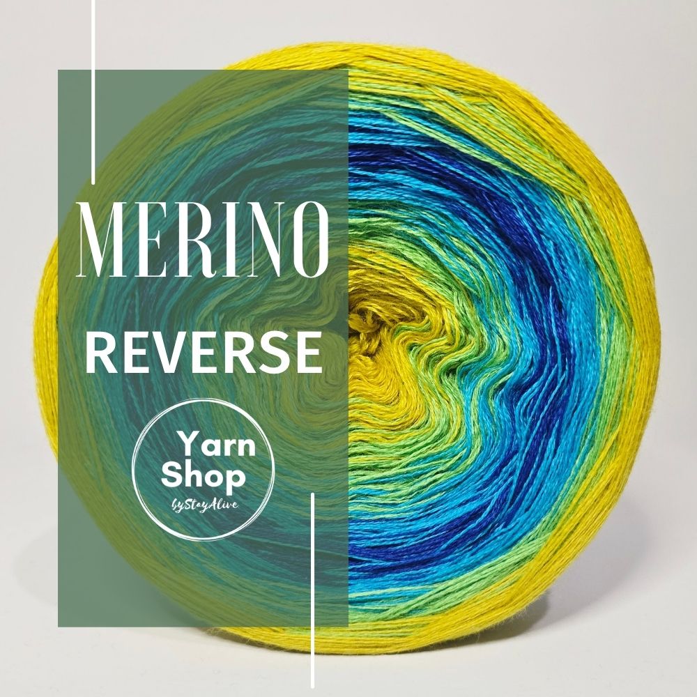 Gradient MR007 Reverse Yarn Cake Pure Merino Extrafine Superwash