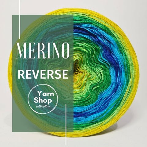 Gradient MR008 Reverse Yarn Cake Pure Merino Extrafine Superwash 63-6-7-14-39