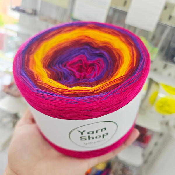 Gradient MR009 Reverse Yarn Cake Pure Merino Extrafine Superwash 2-60-1-10-51