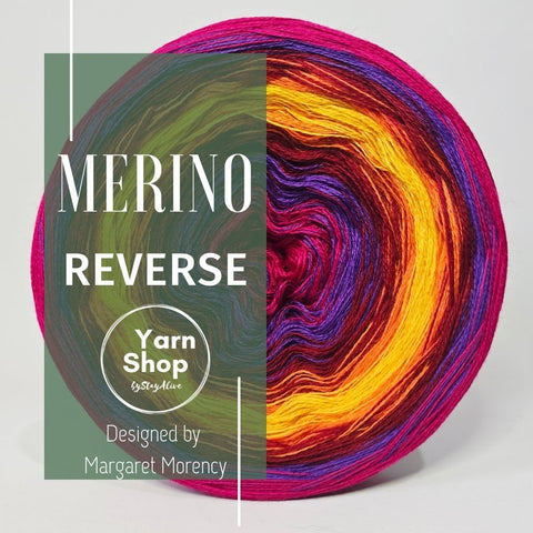 Gradient MR009 Reverse Yarn Cake Pure Merino Extrafine Superwash 2-60-1-10-51