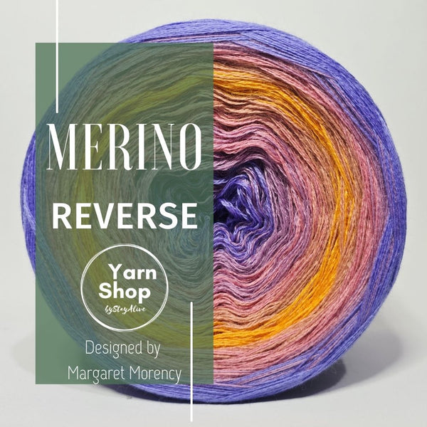 Gradient MR011 Reverse Yarn Cake Pure Merino Extrafine Superwash 11-21-71-25-20