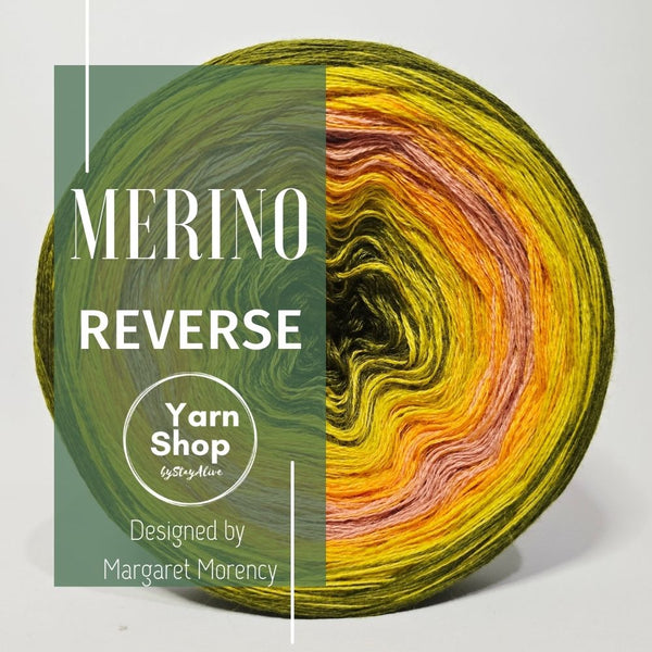 Gradient MR012 Reverse Yarn Cake Pure Merino Extrafine Superwash 16-63-20-25