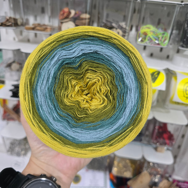 Gradient MR013 Reverse Yarn Cake Pure Merino Extrafine Superwash 63-16-18-58