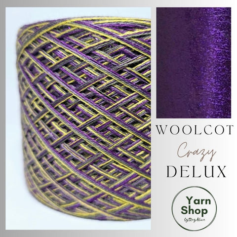 WDL004 Crazy DeLux Yarn Cake Woolcot Extrafine